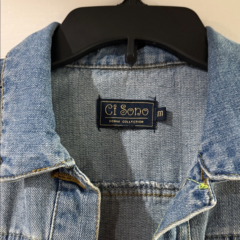 Ci Sono jean vest - Size Medium‎ - Picture 2 of 5